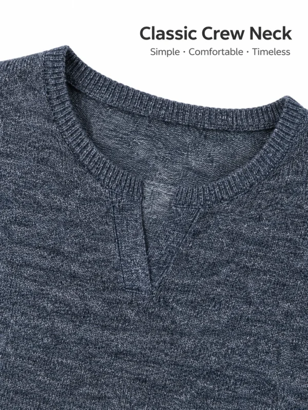 Fine Linen Rib-Knit Sweater - knit detail