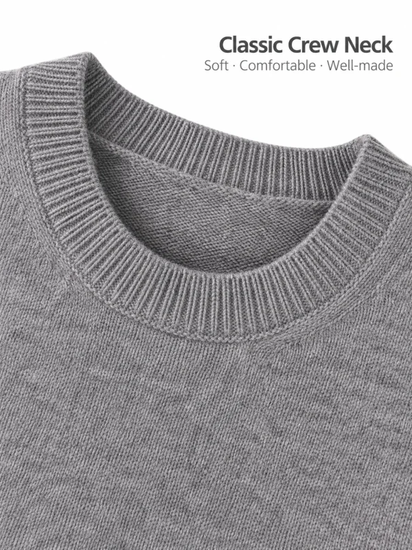 Australian Wool Penguin Motif Sweater - knit detail