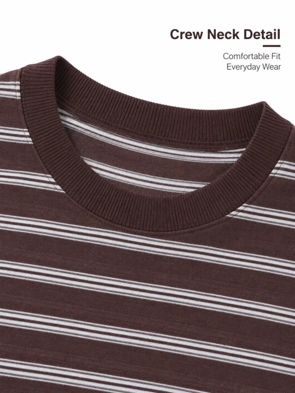 Striped Cotton-Blend Loose Knit Top - knit detail